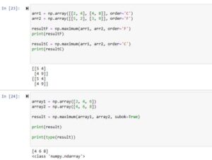 python numpy maximun function code examples parameters